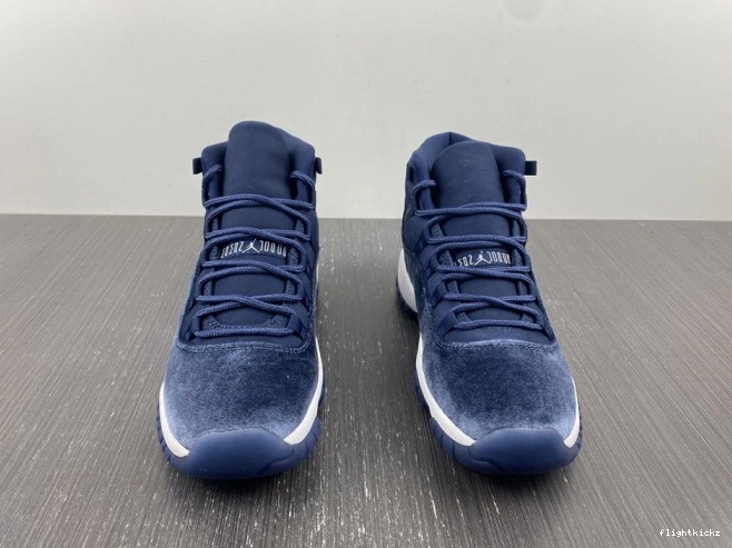 Navy AR0715-441 Jordan Velvet Air 11 Midnight WMNS 0913